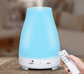 Limited Stock Hot Deal 200Ml Aroma Essential Oil Diffuser Ultrasonic Air Humidifier Aromatherapy Cool Mist Maker Fogger For Home Office And Baby