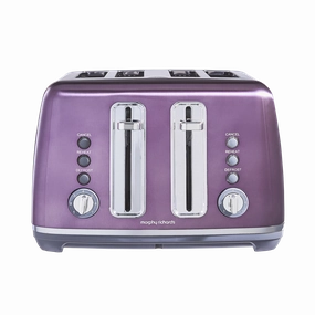 MustHave Clearance Grab Your Deal Today Accents 4-Slice Toaster - Purple