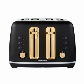 Accents Gold 4-Slice Toaster Black Shop the Savings Now Dont Wait Save Today
