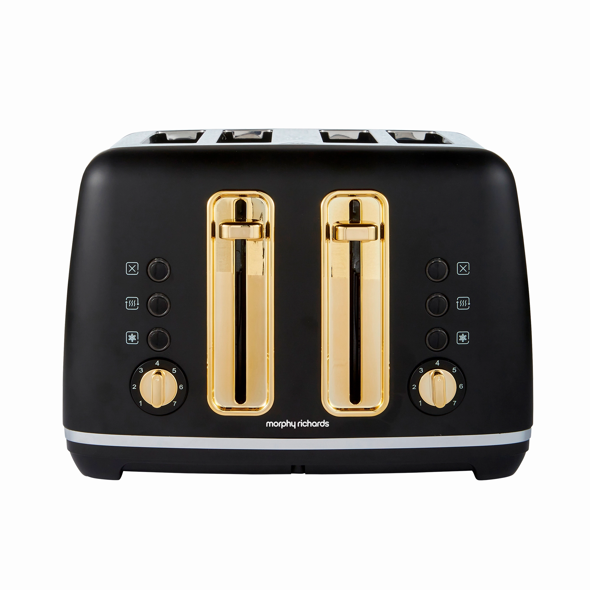 Accents Gold 4-Slice Toaster Black Shop the Savings Now Dont Wait Save Today