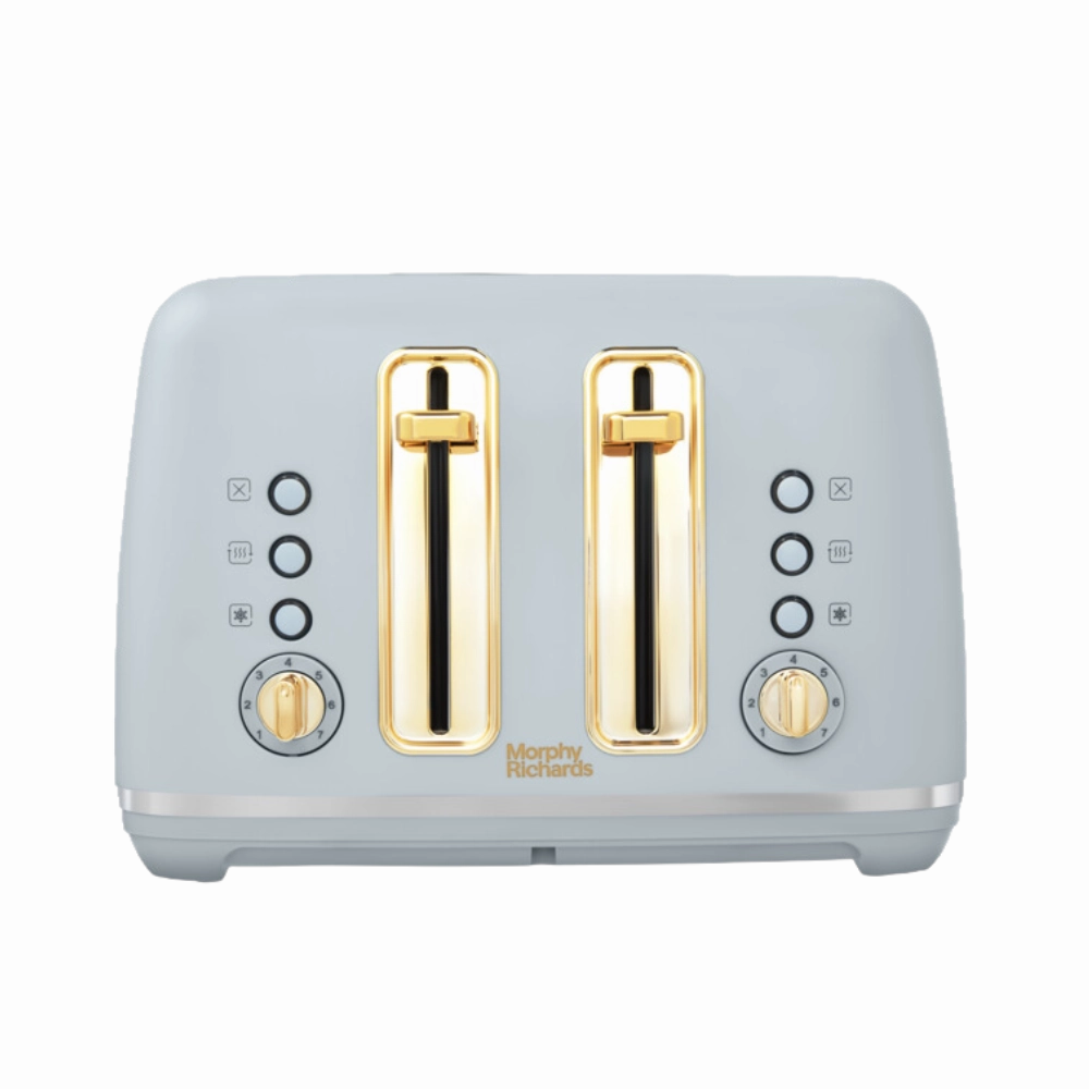 Accents Gold 4-Slice Toaster Ocean Grey Instant Discount Todays Trending Deals