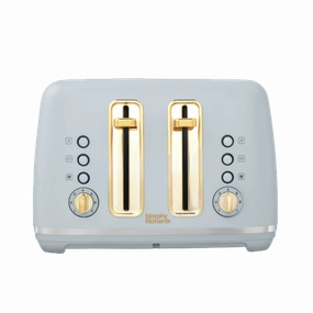 Accents Gold 4-Slice Toaster Ocean Grey Instant Discount Todays Trending Deals