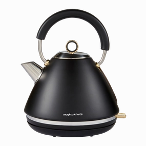 Daily Clearance Deal Accents Gold Pyramid Kettle Black