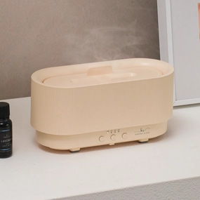 Amber Fire Aroma Diffuser 300Ml (Cream) Unmissable Deal Today Last Chance Offer