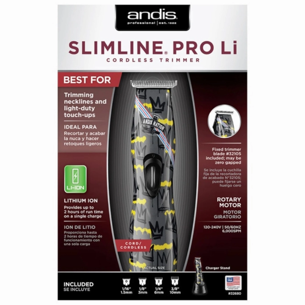 Andis Slimline Pro Li Trimmer (D-8) Envy Casing Big Savings Today