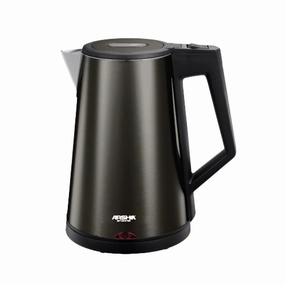 Grab Your Savings Trending Hot Deal Arshia Electric Kettle, 1.7Lit, 2200Watts, Black Steel