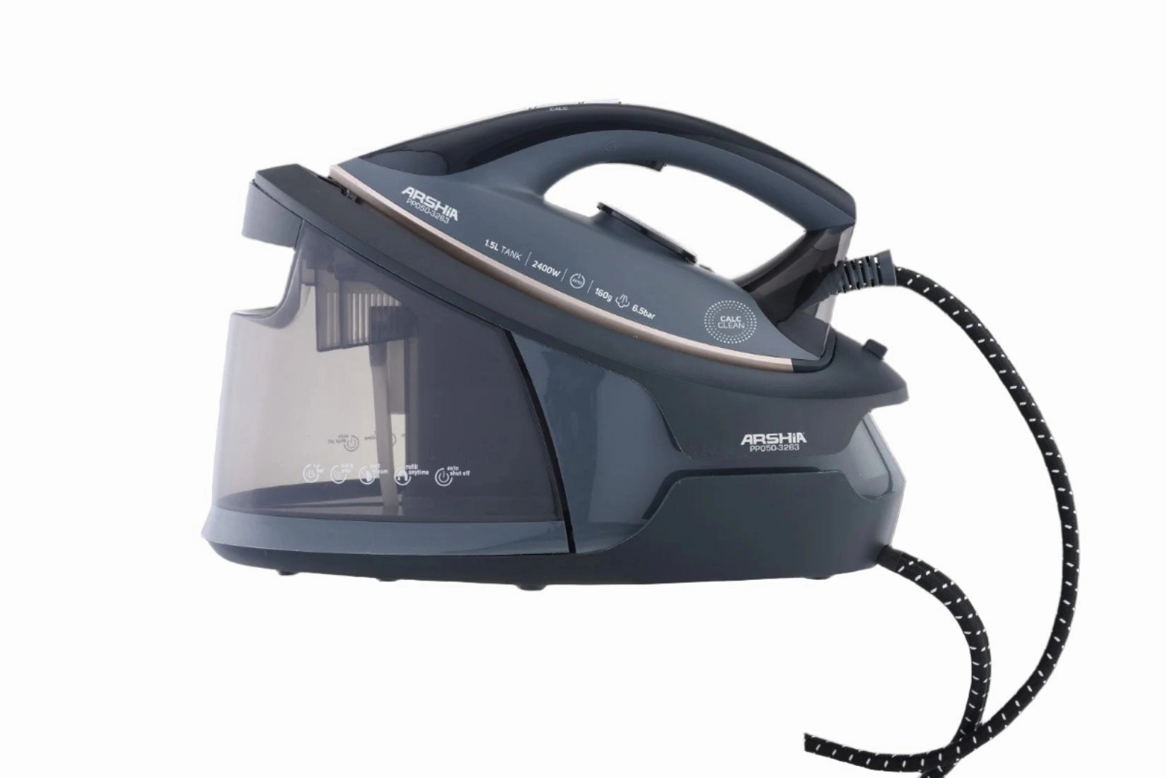 Surprise Offer Now Trending Now Discount Arshia Pump Iron Steam Station, 1.5Lit Tank, Blue