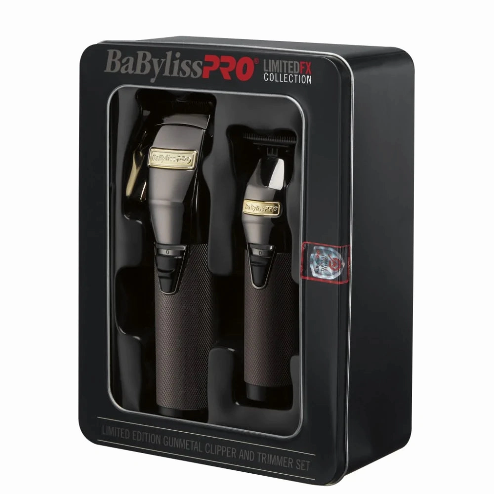 Clearance Steal Today Hot Offer Inside Babylisspro - Gunmetal Clipper And Trimmer Set