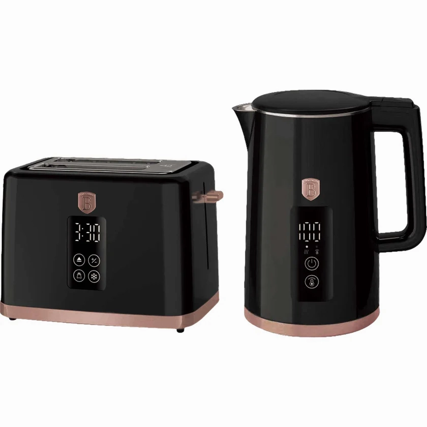 Online Exclusive Offer Special Deals Online Berlinger Haus Electric Kettle & Toaster Set, Black