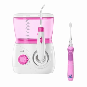 Children'S Countertop Water Flosser   Toothbrush Bundle Sweet Deal Today
