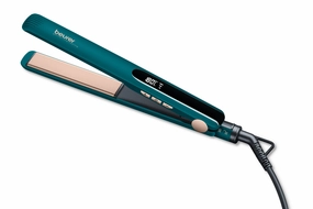 Beurer Hair Straightener, 120C220-Watts, Ceramic Coating With Keratin Fast, Green Grab Your Hot Pick