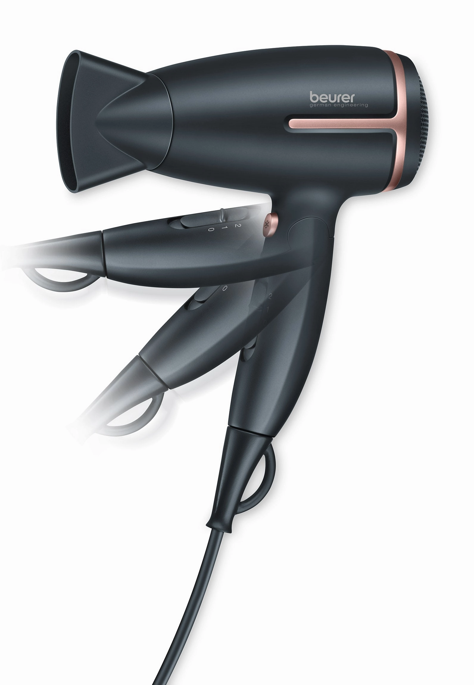Price Drop Frenzy Beurer Travel Hair Dryer Black1600 Watt Foldable And Travel Hair Dryer Light Weight And T