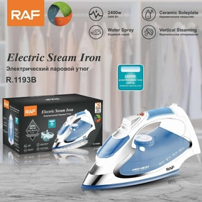 Raf Electric Steam Iron, 2400Watts, Blue MustHave Deals MustShop Sale