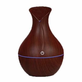 Today Only Hot Pick Flash Sale Alert Diffuser Basics Ultrasonic Intelligent Aroma Humidifier Large Dark Wood