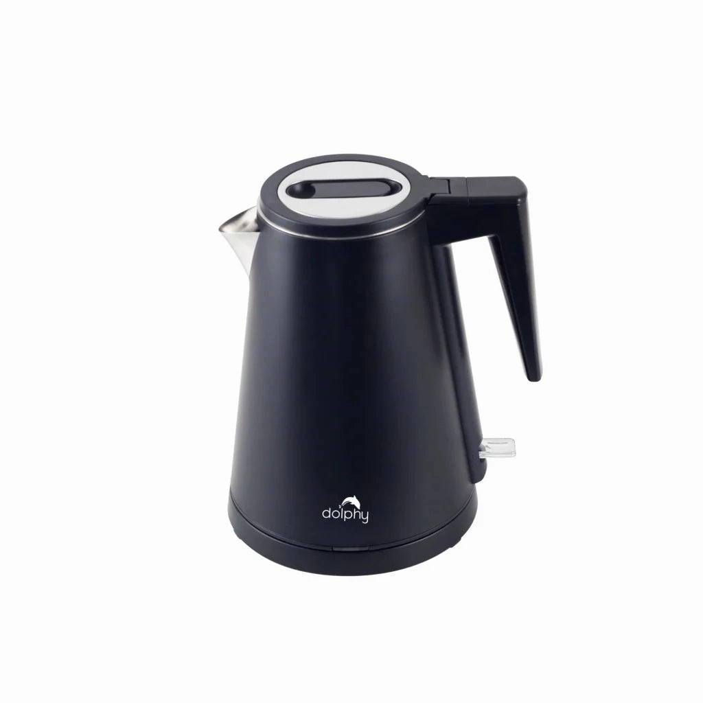 0.8L Stainless Steel Kettle - Black(Double Layer) Exclusive Online Discount MustHave Steals