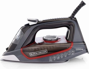 Mega Discount Event Grab Your Savings Black And Decker Steam Iron With Ceramic Soleplate, X2050-B5 220V