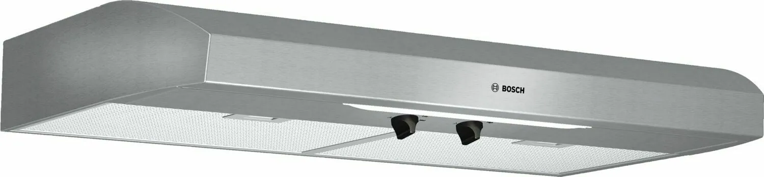 Bosch DUH36152UC 300 Series, 36" Under-Cabinet Hood, 280 Cfm, Incandescent Lights, Stnls