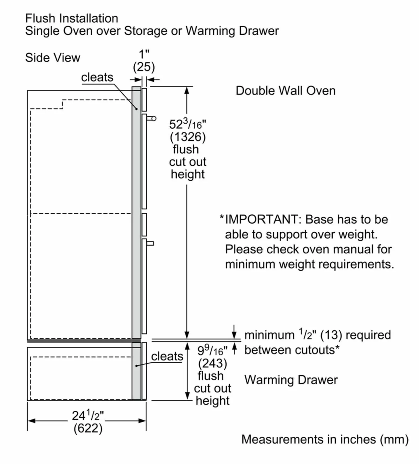 Bosch HWD5751UC 500 Series, 27", Warming Drawer