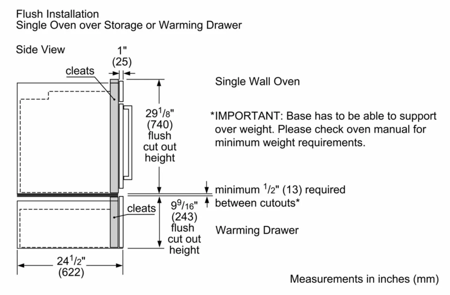 Bosch HWD5751UC 500 Series, 27", Warming Drawer