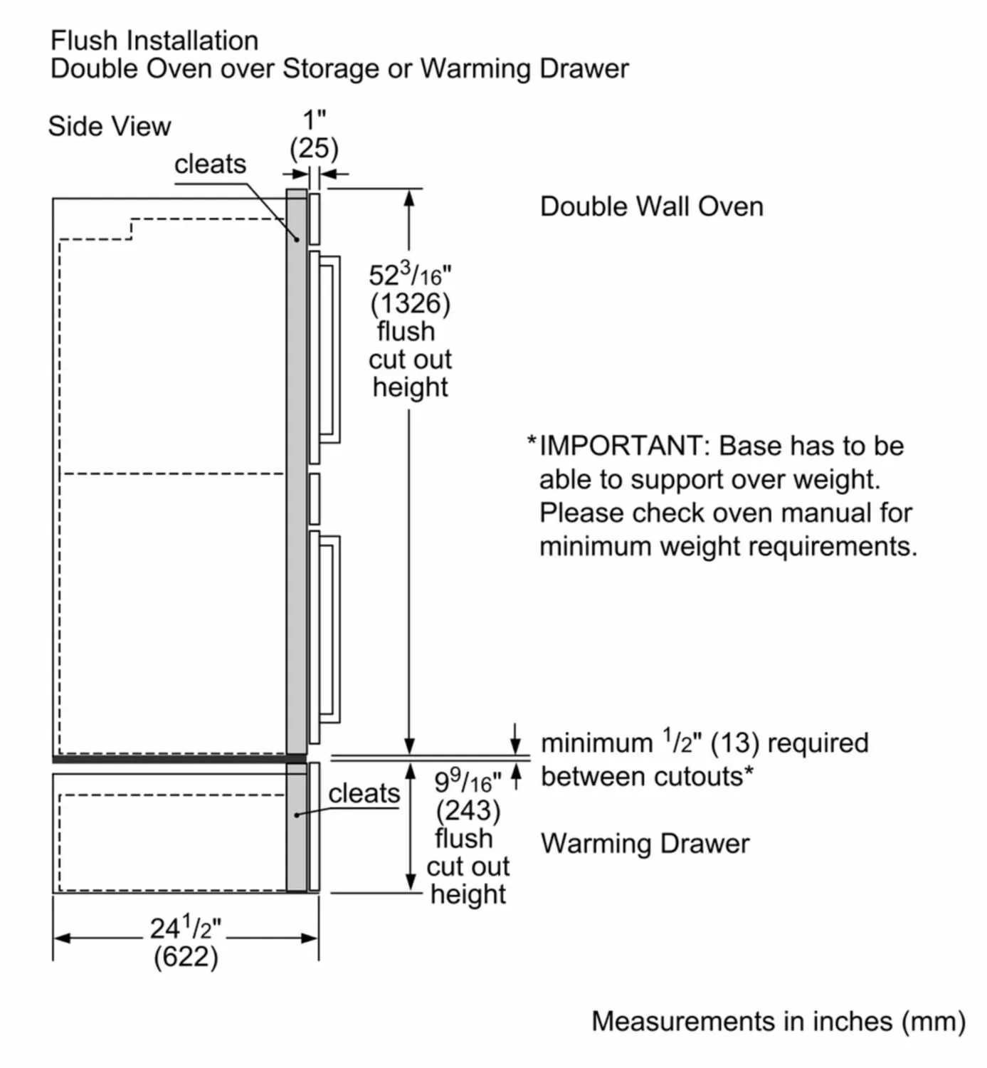 Bosch HWD5751UC 500 Series, 27", Warming Drawer