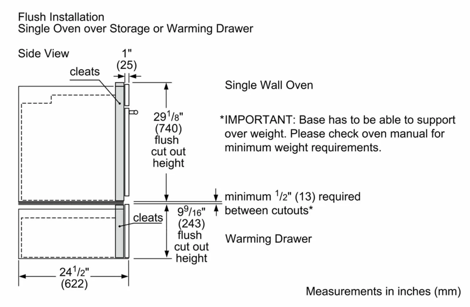 Bosch HWD5751UC 500 Series, 27", Warming Drawer