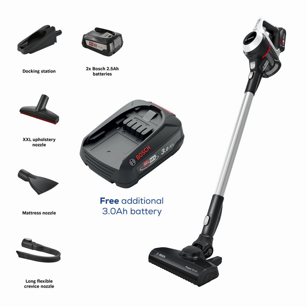 Bosch Bcs612Gbkit Unlimited Serie 6 Prohome Cordless Vacuum Cleaner Plus Additional Battery Online Deal Frenzy