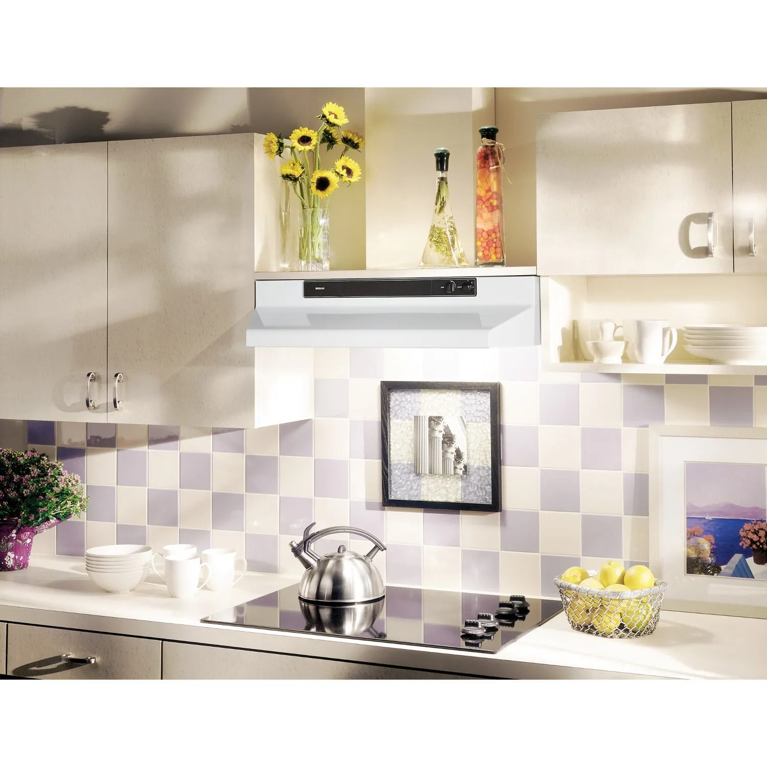 Broan 464201 Broan? 42-Inch Convertible Under-Cabinet Range Hood, 220 Cfm, White