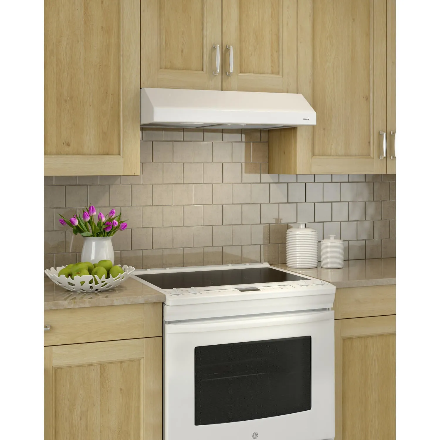 Broan BCSEK136WW Broan? 36-Inch Convertible Under-Cabinet Range Hood, Energy Star?, 300 Max Blower Cfm, White