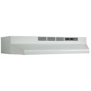 Broan F402401 Broan? 24-Inch Convertible Under-Cabinet Range Hood, 160 Cfm, White