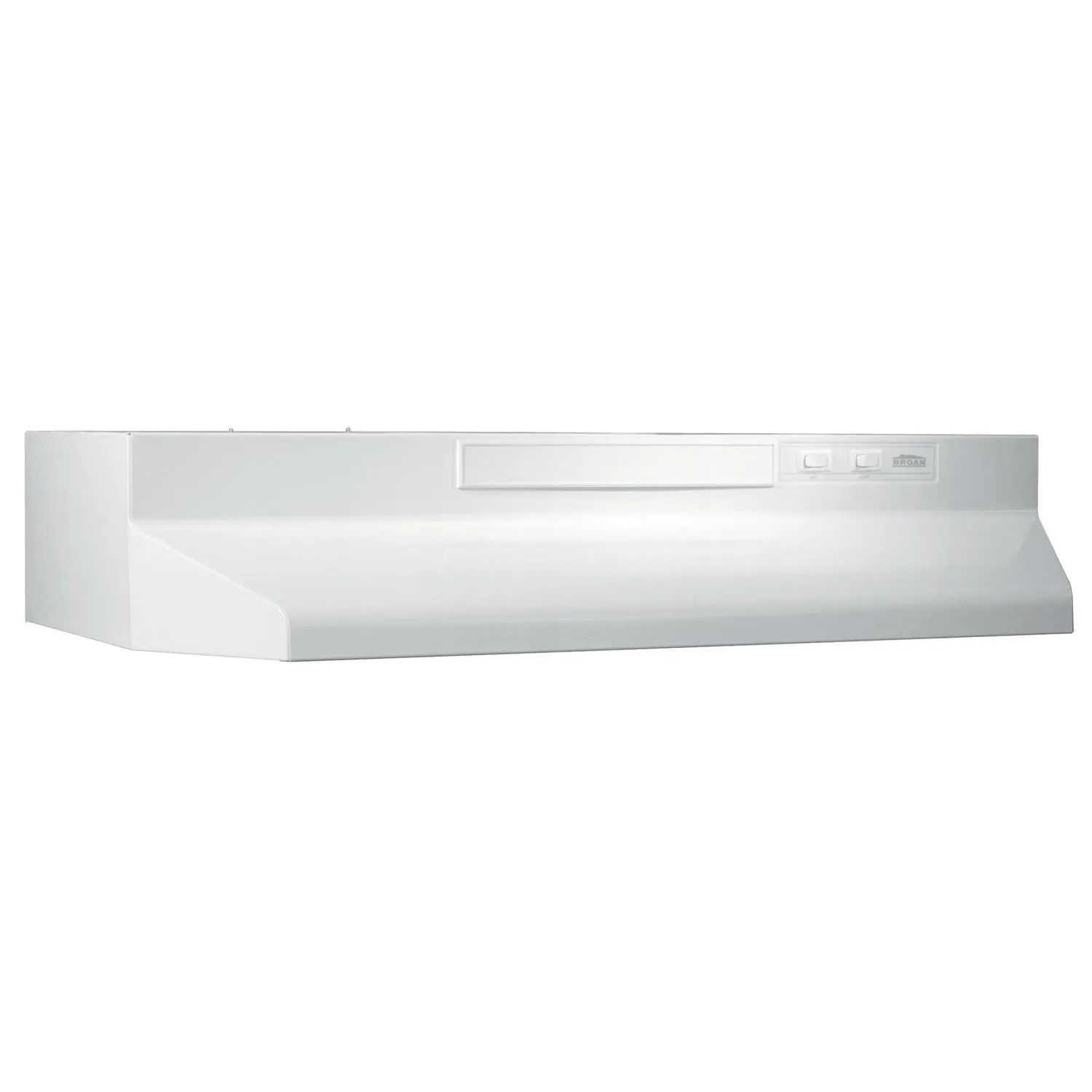 Broan F402411 Broan? 24-Inch Convertible Under-Cabinet Range Hood, 230 Max Blower Cfm, White-On-White
