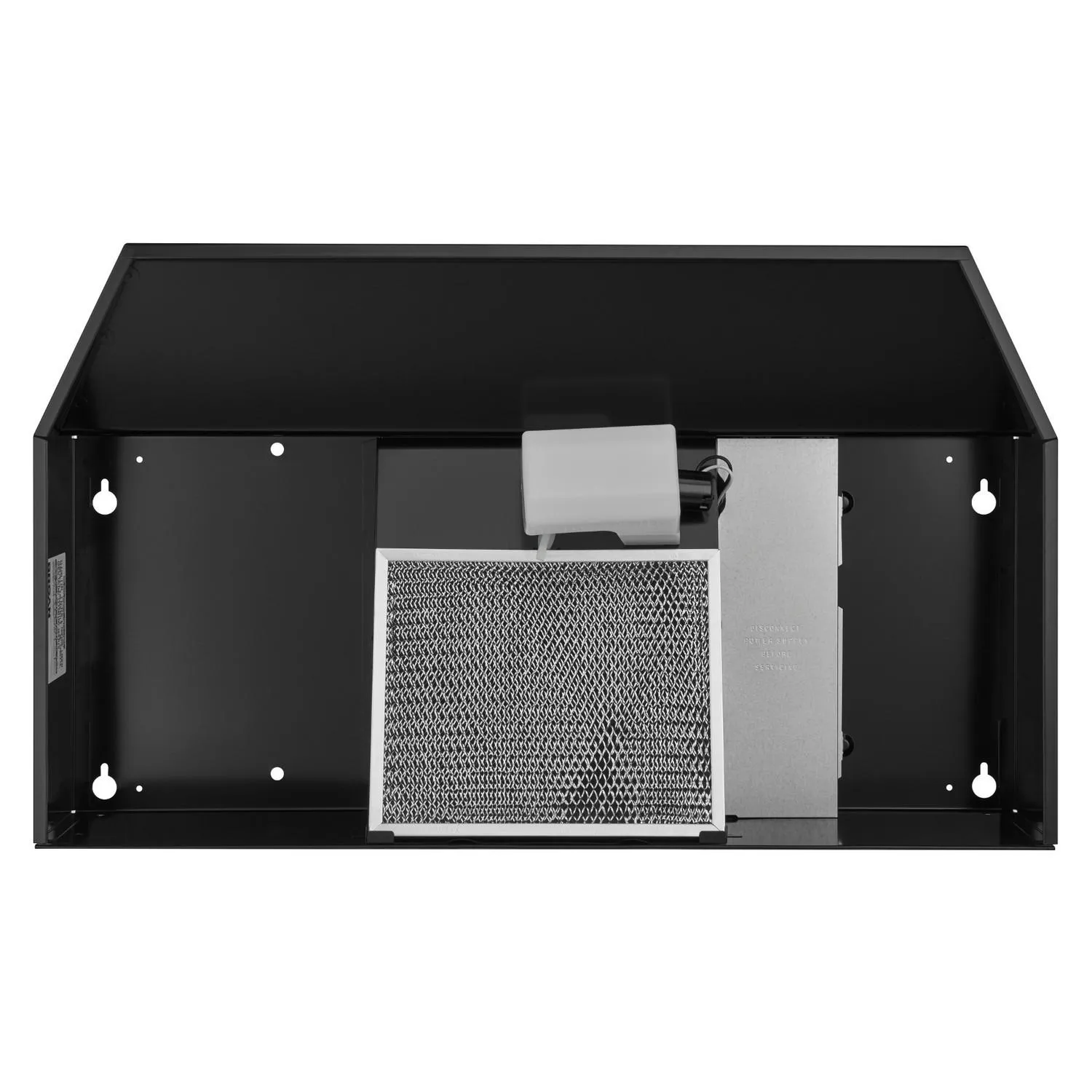 Broan F402423 Broan? 24-Inch Convertible Under-Cabinet Range Hood, 230 Max Blower Cfm, Black