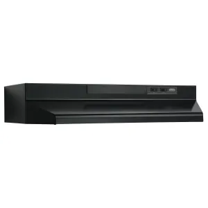 Broan F403023 Broan? 30-Inch Convertible Under-Cabinet Range Hood, 160 Cfm, Black