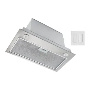 Broan PMA400SS Broan? 21-Inch Custom Range Hood Power Pack, 450 Max Blower Cfm, Stainless Steel, Ada, Energy Star Certified