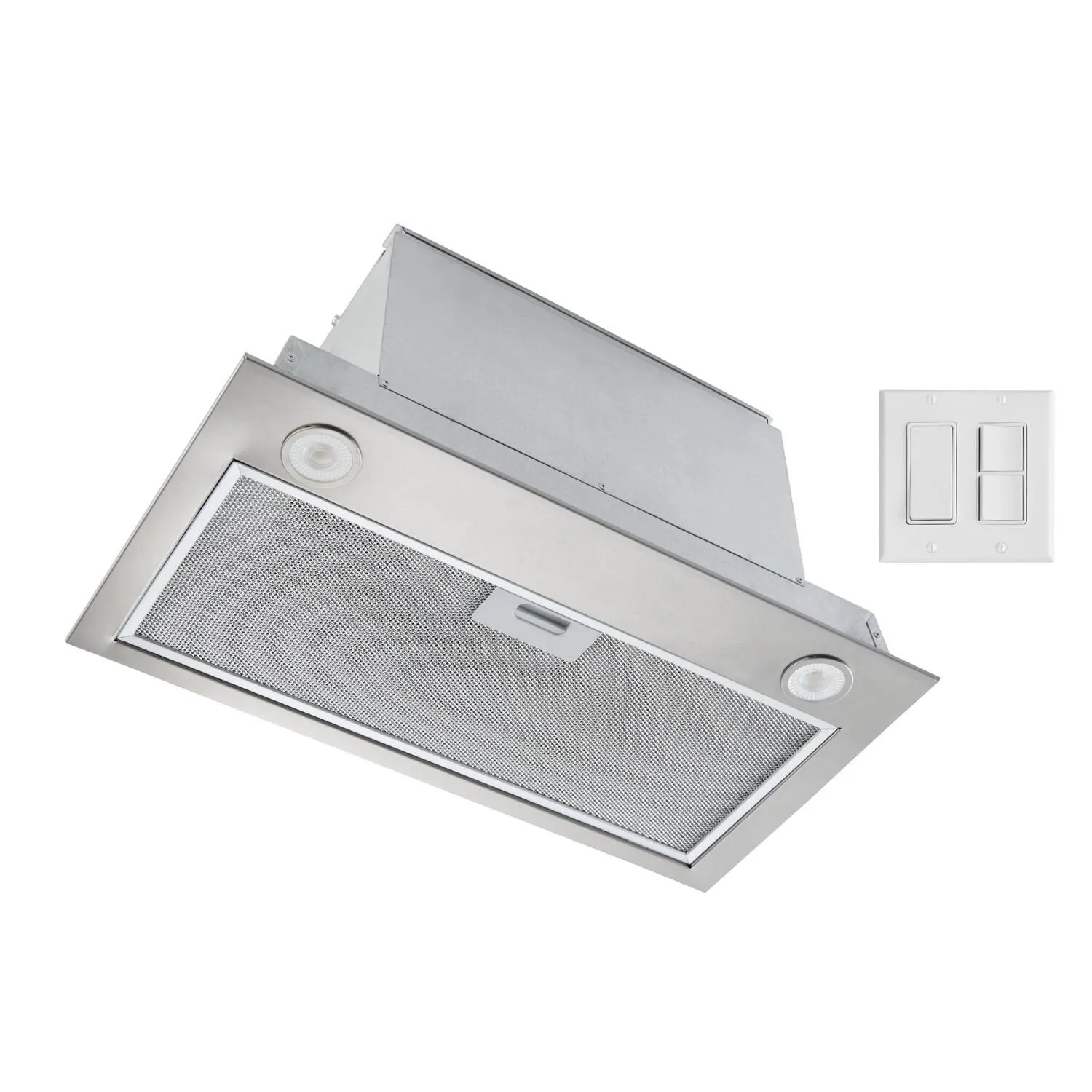 Broan PMA400SS Broan? 21-Inch Custom Range Hood Power Pack, 450 Max Blower Cfm, Stainless Steel, Ada, Energy Star Certified