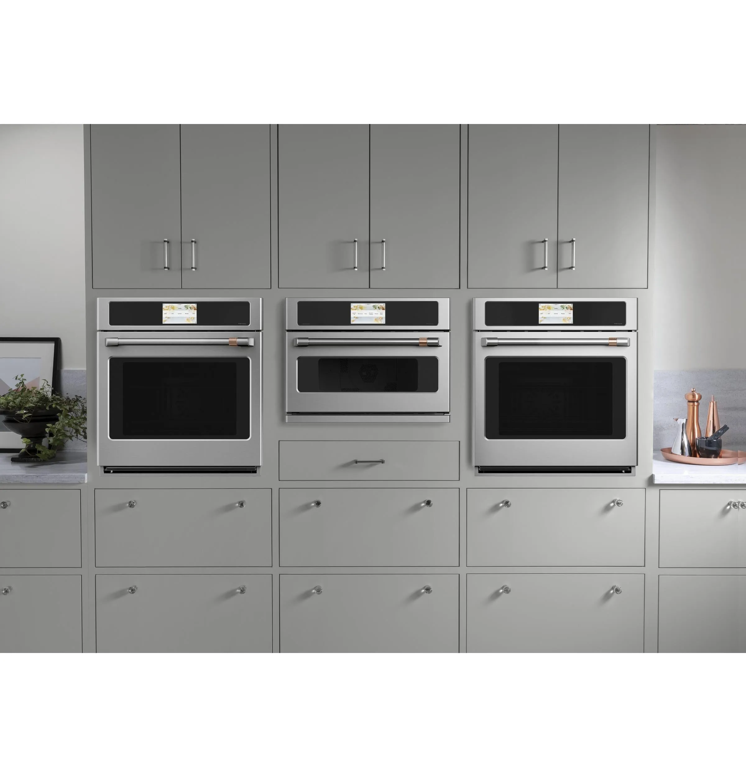 Cafe CSB912P2VS1 Caf&#8482; 27" Smart Five In One Oven With 120V Advantium Technology