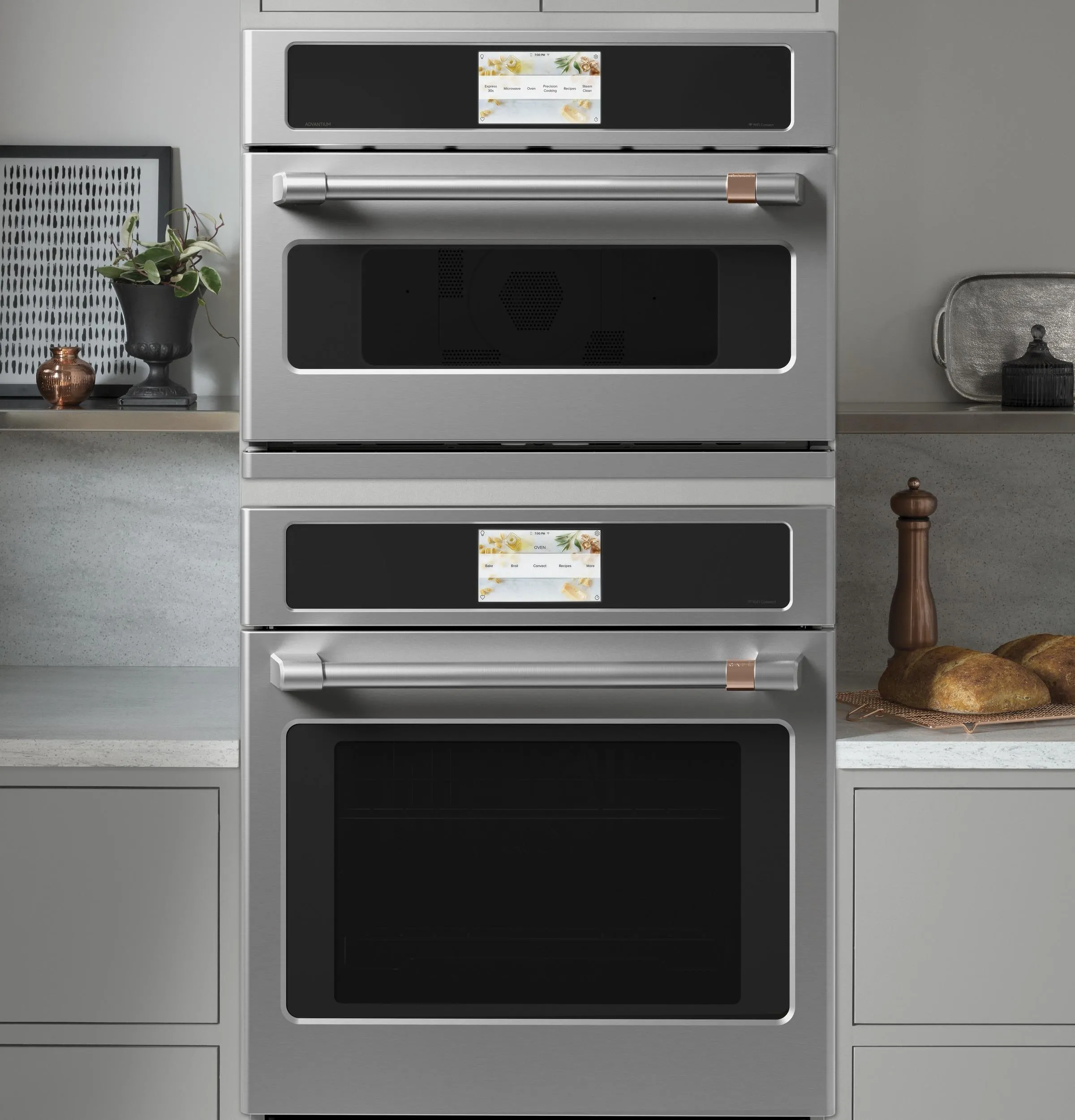 Cafe CSB912P2VS1 Caf&#8482; 27" Smart Five In One Oven With 120V Advantium Technology