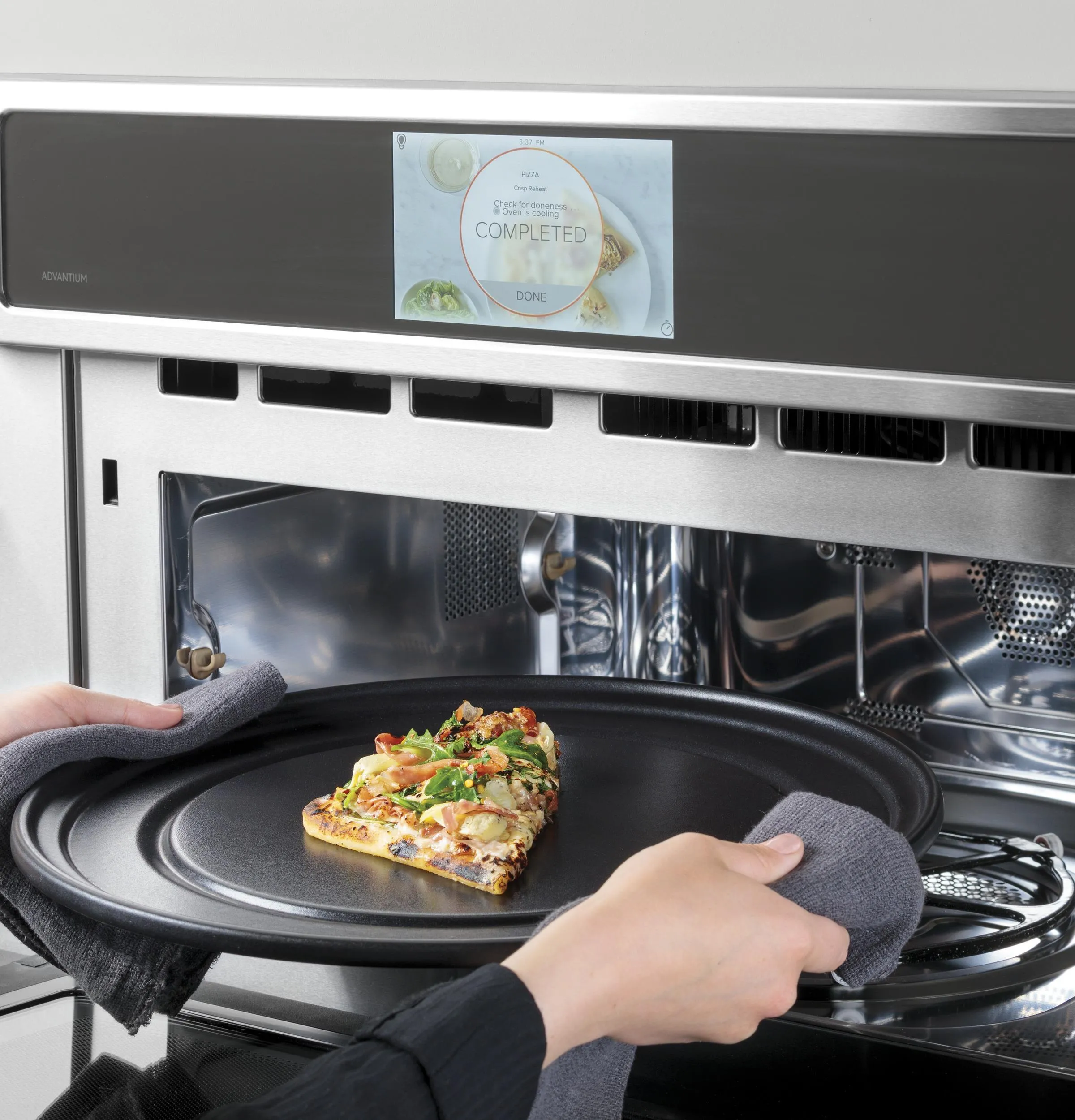 Cafe CSB912P2VS1 Caf&#8482; 27" Smart Five In One Oven With 120V Advantium Technology