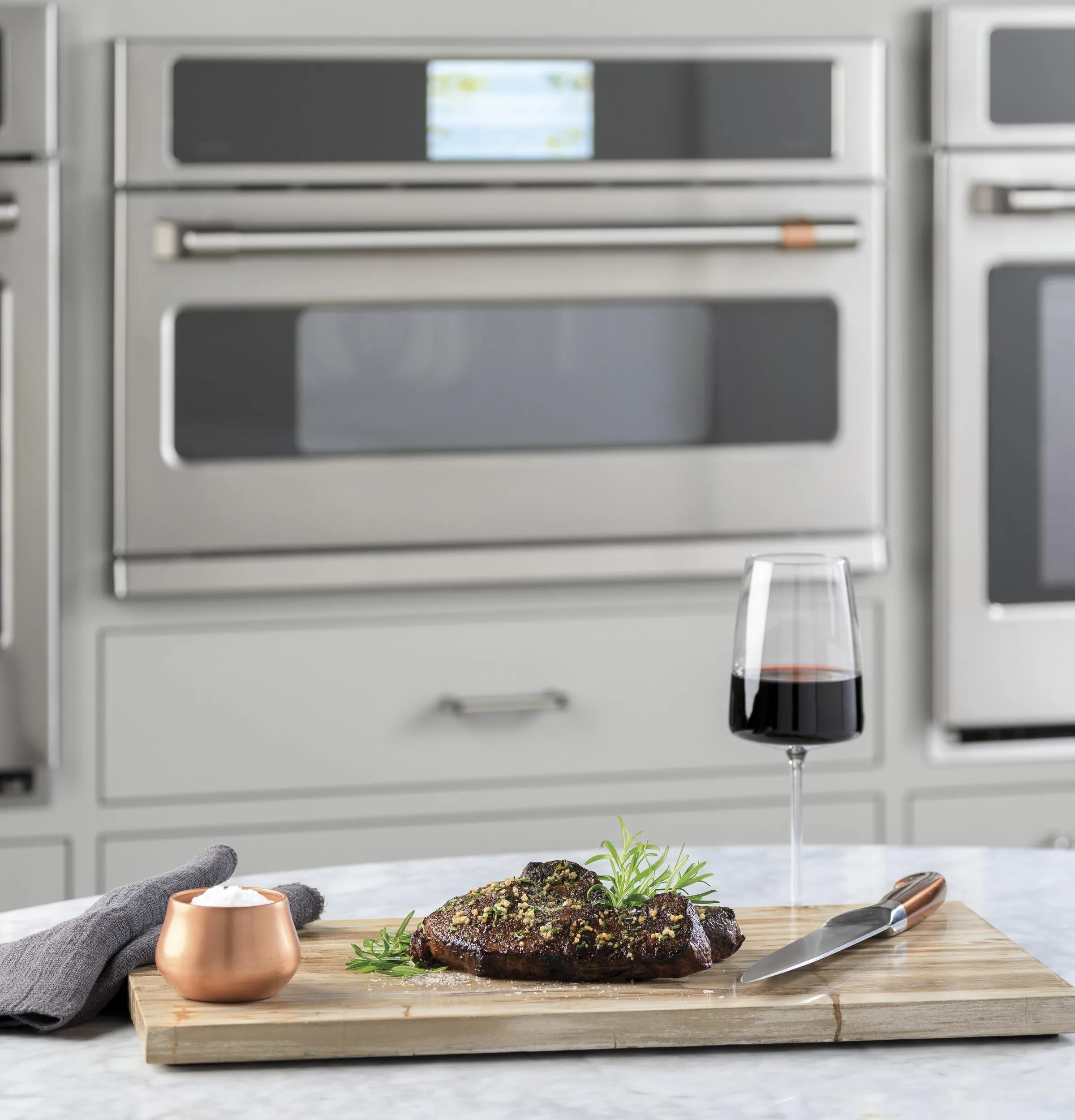 Cafe CSB912P2VS1 Caf&#8482; 27" Smart Five In One Oven With 120V Advantium Technology