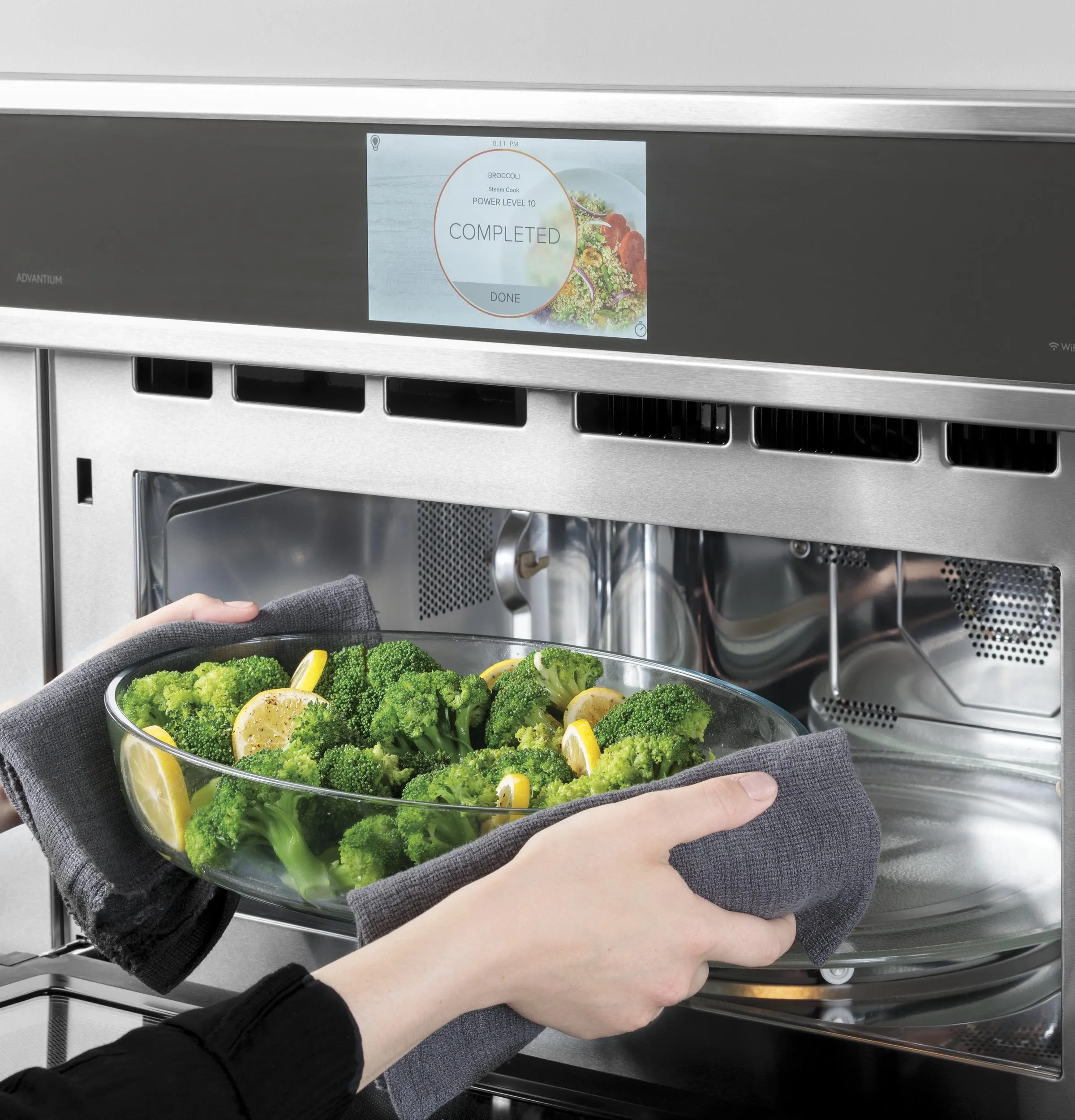 Cafe CSB912P2VS1 Caf&#8482; 27" Smart Five In One Oven With 120V Advantium Technology