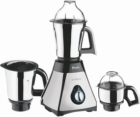 Preethi Steele 3-Jar Mixer Grinder 550 Watt, 110 Volts For Usa & Canada Special Savings Today Daily Clearance Deal