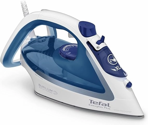 Tefal Steam Iron, Anti-Limescale System, Steam Output, 2700Watts, White & Blue Online Exclusive Offer