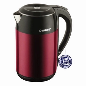 Cornell 1.8L Cool Touch Double Wall Kettle Cjk-P182Ssb (Black) / Cjk-P188Ssb (Wine Red) Trending Hot Deal