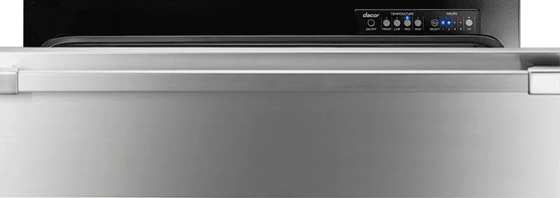 Dacor HWD27PS 27" Pro Warming Drawer, Silver Stainless Steel