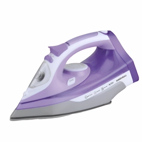 Perfect Gift Sale Daewoo Electric Iron Tefal Soleplate, 1800Watts, Purple