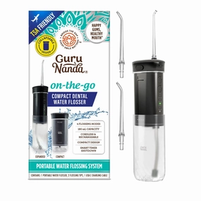 Grab Todays Deal Compact Dental Water Flosser (180 Ml) - Black
