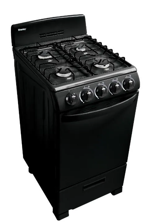 Danby DR203BGLP Danby 20" Wide Gas Range In Black