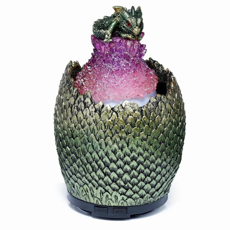 Limited Time Sale Dark Legends Ultrasonic Misting Colour Changing Aroma Diffuser Usb - Crystal Egg Dragon