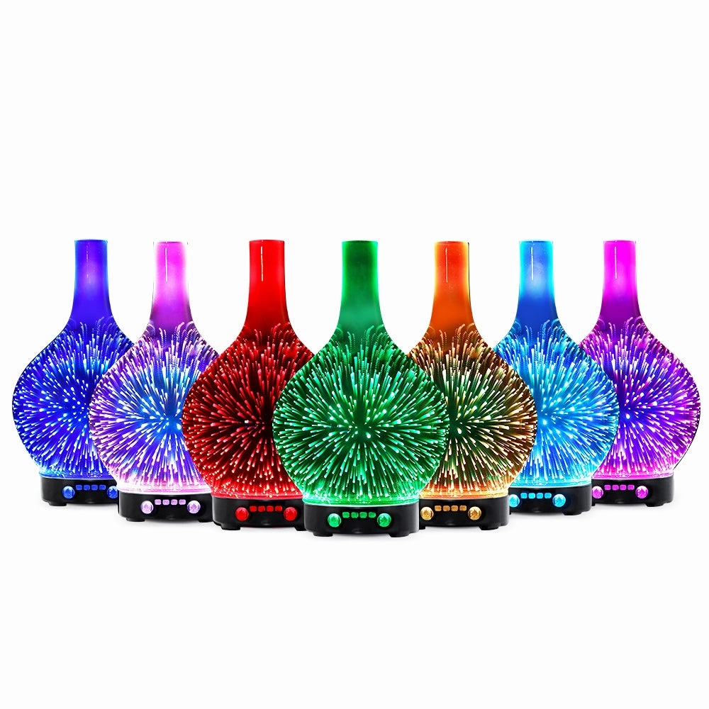 Mega Discount Event Save More Online Devanti Aroma Diffuser Aromatherapy 3D Glass 100Ml
