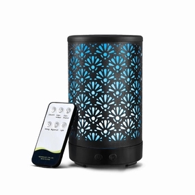 Today Only Offer Devanti Aroma Diffuser Aromatherapy Black 100Ml