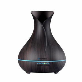 Save Today Event Devanti Aroma Diffuser Aromatherapy Dark Wood 400Ml